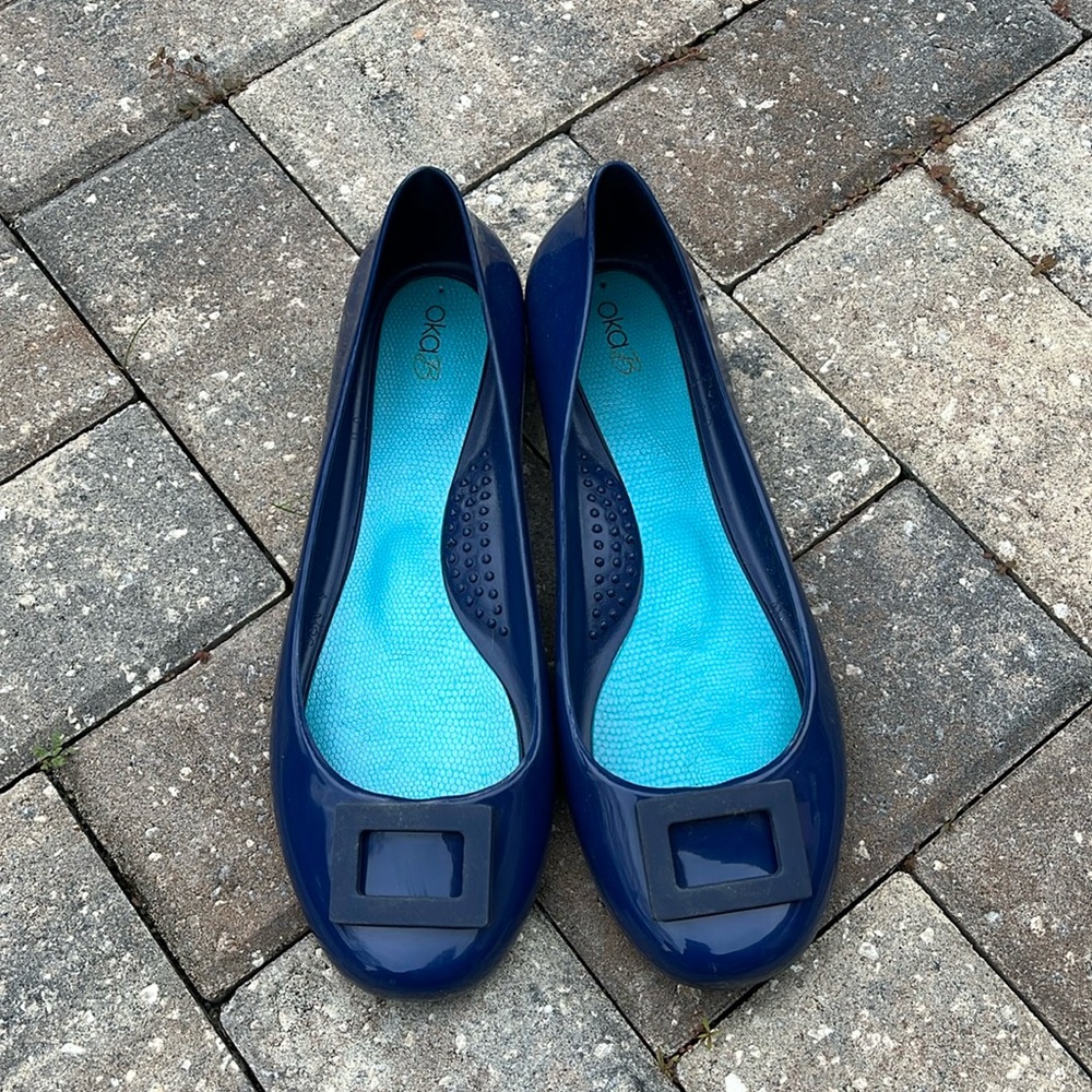 Oka B ballet flats Navy